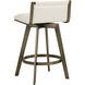 Arizona 32.5 inch Castillo Cream Swivel Counter Stool, Swivel